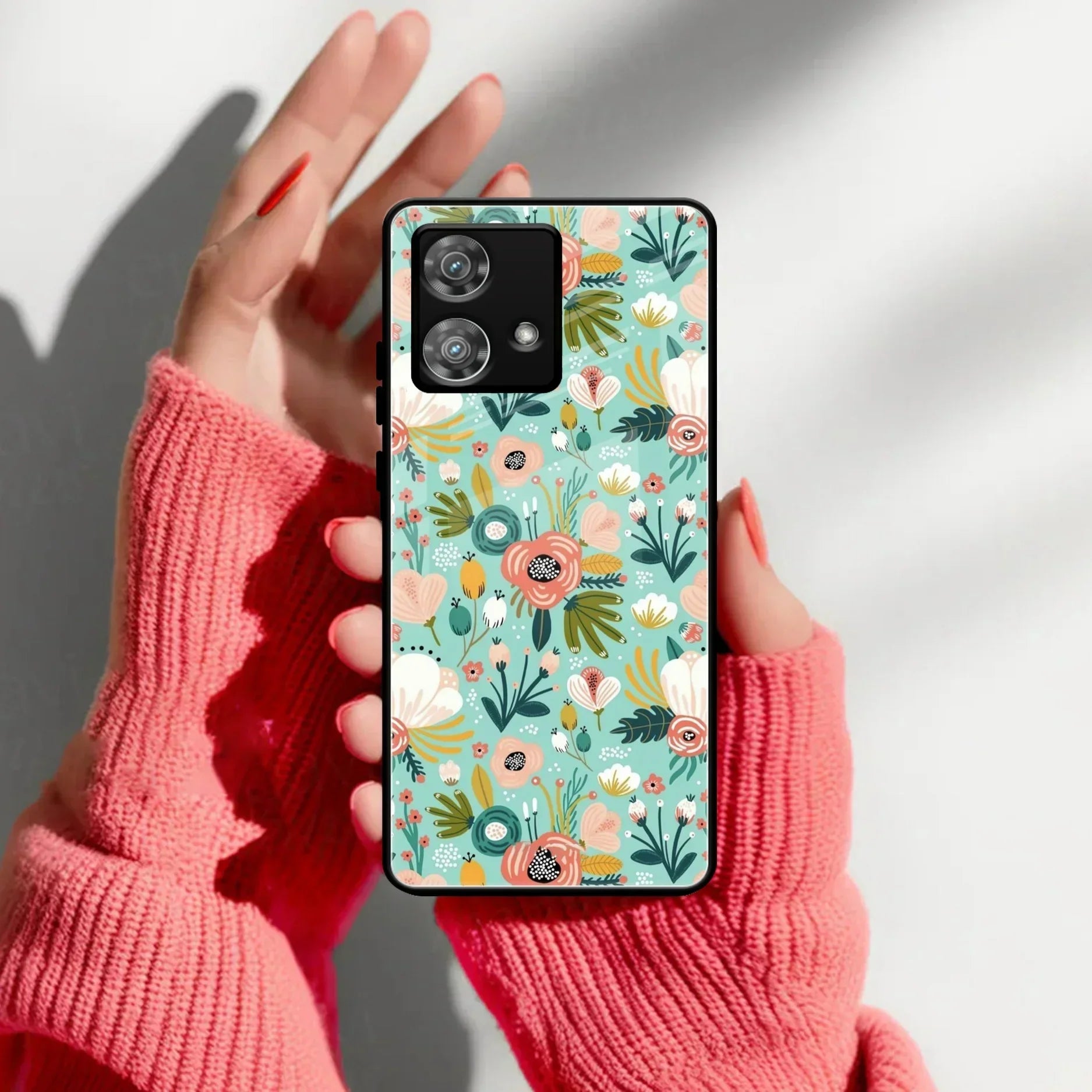 Bloom Carnival Glass Case Cover For Motorola - ShopOnCliQ
