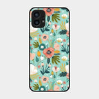 bloom carnival Glass case Cover for Nothing Phone 1
