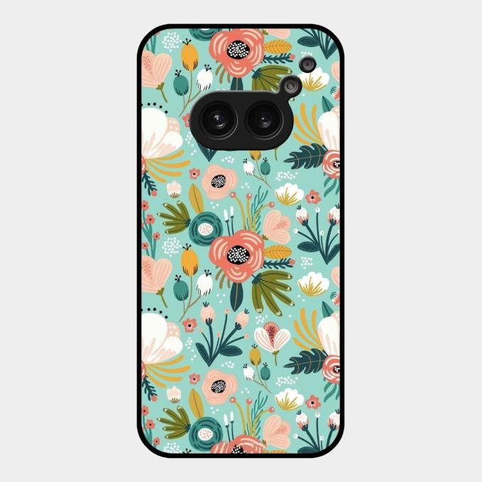bloom carnival Glass case Cover for Nothing Phone 2A 5G