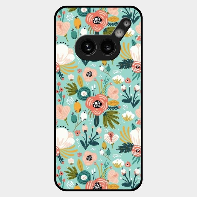 bloom carnival Glass case Cover for Nothing Phone 2A Plus