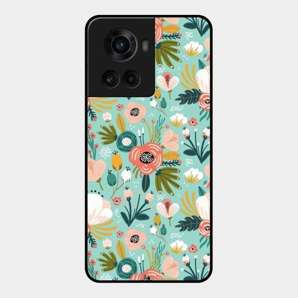 bloom carnival Glass case Cover for Oneplus 10R 5G