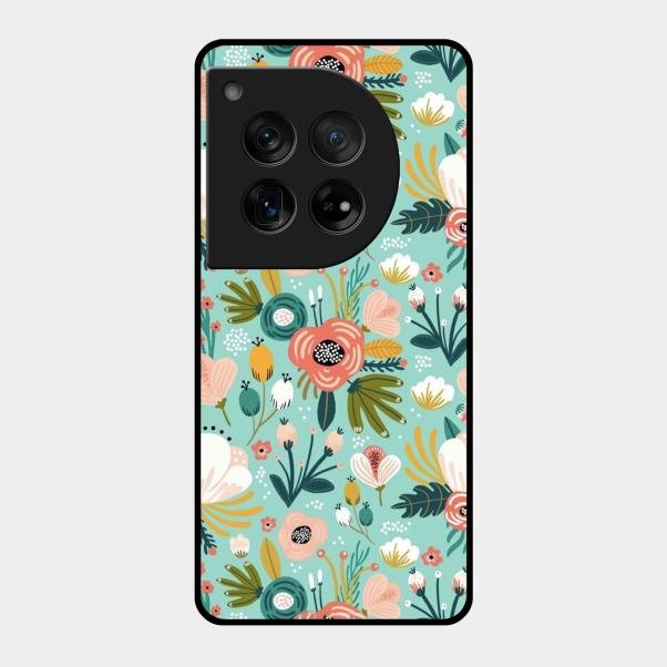 bloom carnival Glass case Cover for Oneplus 12 5G