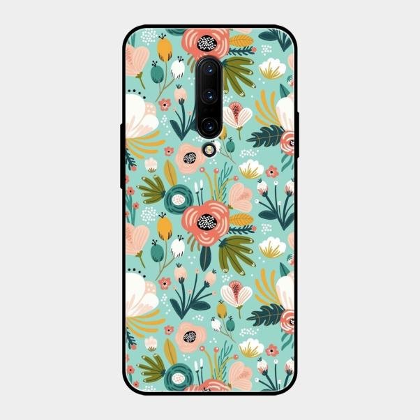 bloom carnival Glass case Cover for Oneplus 7 Pro