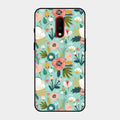 bloom carnival Glass case Cover for Oneplus 7