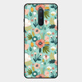 bloom carnival Glass case Cover for Oneplus 8