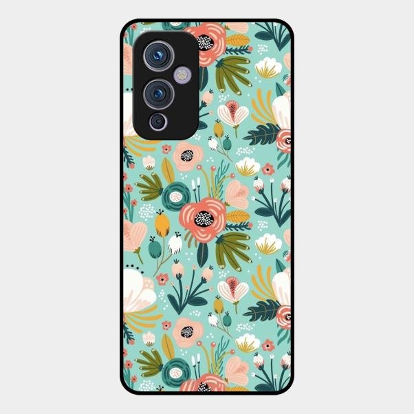 bloom carnival Glass case Cover for Oneplus 9 5G