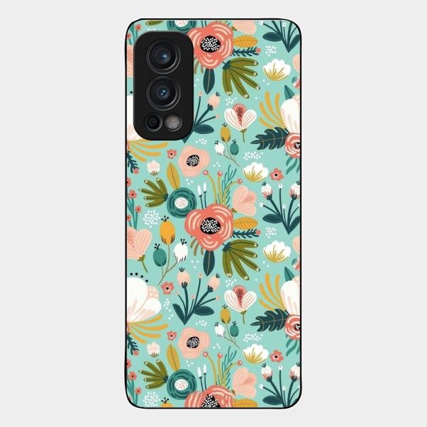 bloom carnival Glass case Cover for Oneplus Nord 2 5G