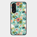bloom carnival Glass case Cover for Oneplus Nord 5 5G