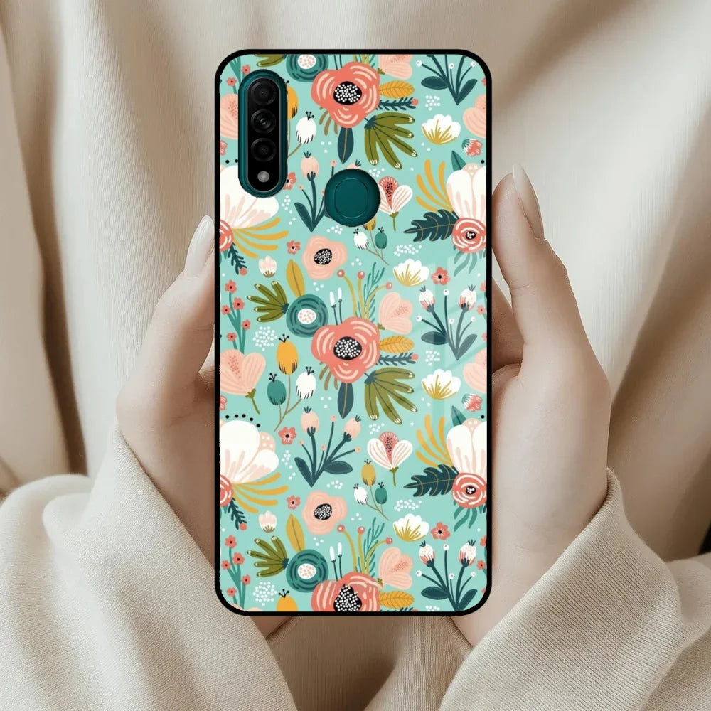 Bloom Carnival Glass Case Cover For Oppo - ShopOnCliQ