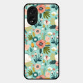 bloom carnival Glass case Cover for Oppo A38