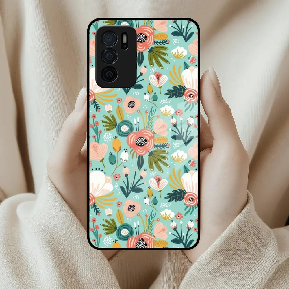 Bloom Carnival Glass Case Cover For Oppo - ShopOnCliQ