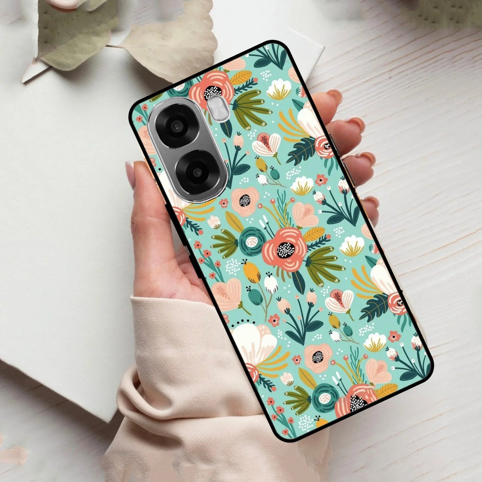 Bloom Carnival Glass Case Cover For Oppo