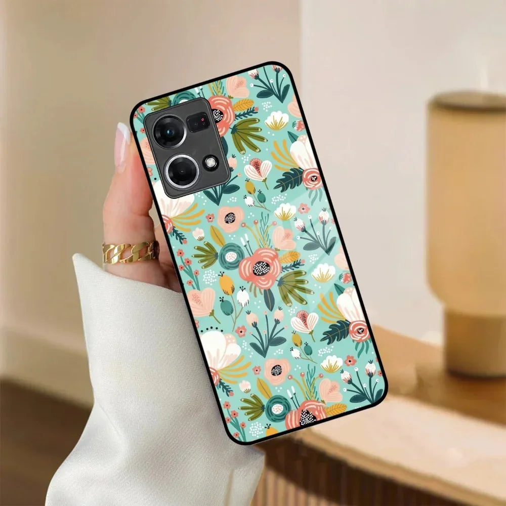 Bloom Carnival Glass Case Cover For Oppo - ShopOnCliQ
