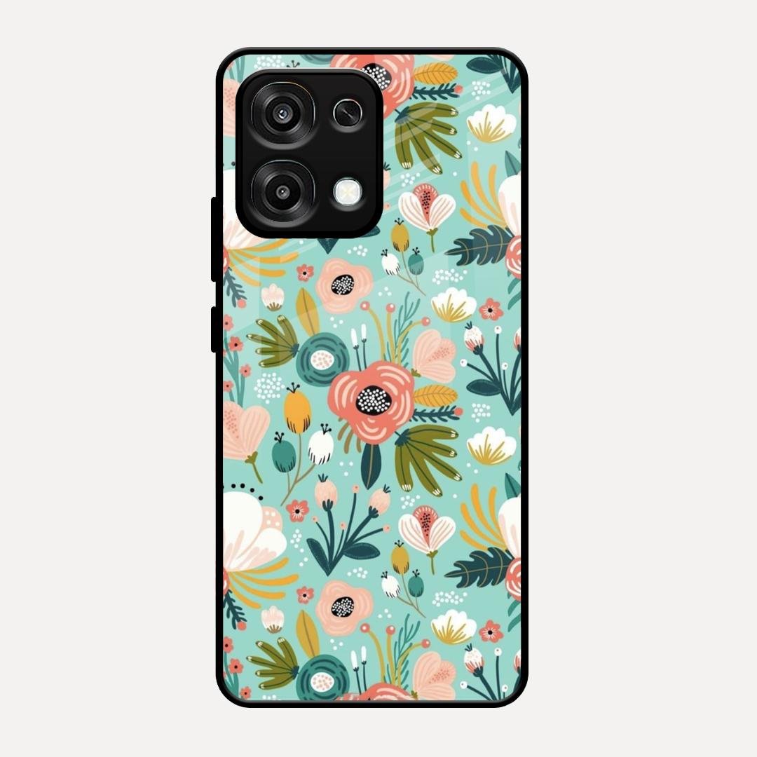 bloom carnival Glass case Cover for Oppo F31 5G