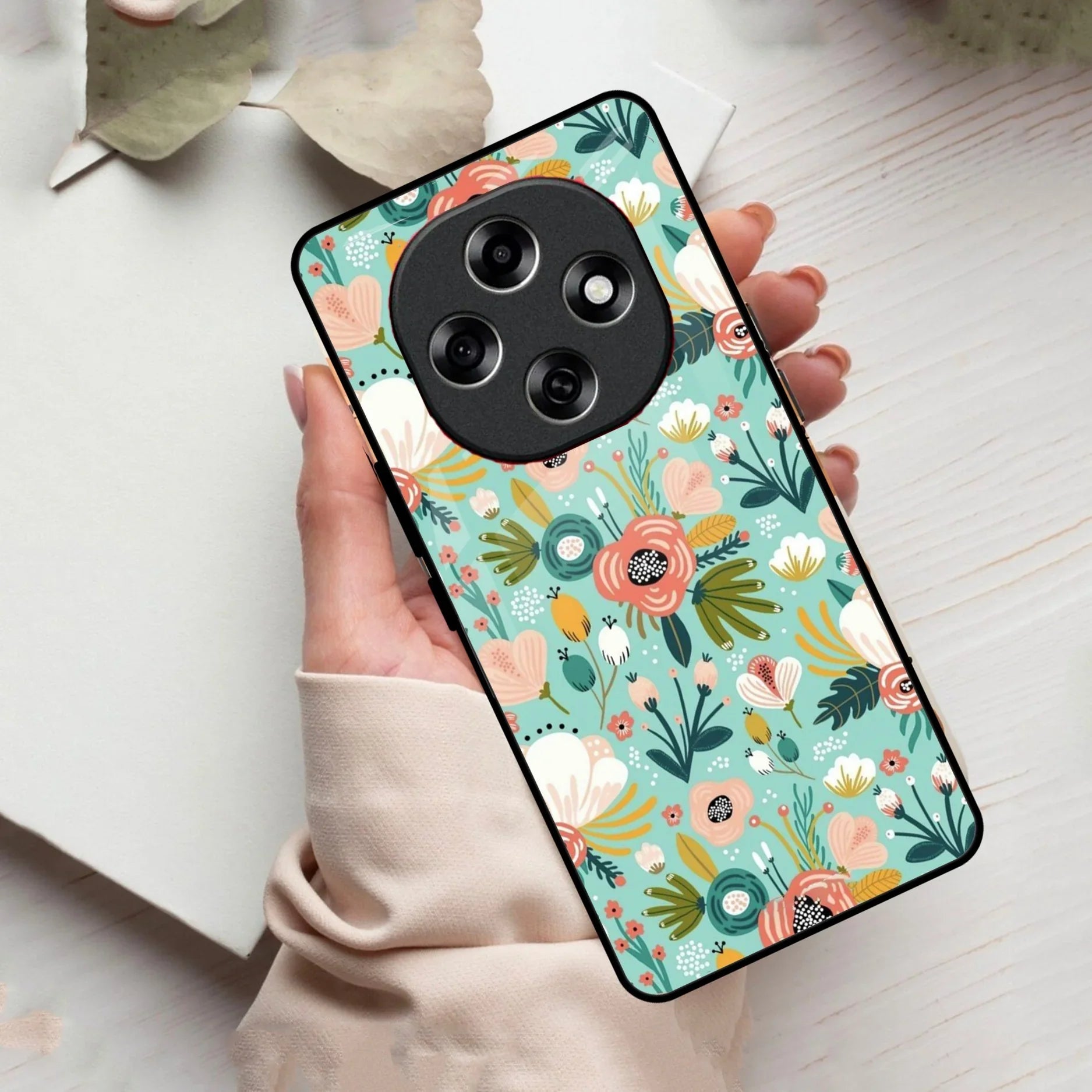 Bloom Carnival Glass Case Cover For Oppo