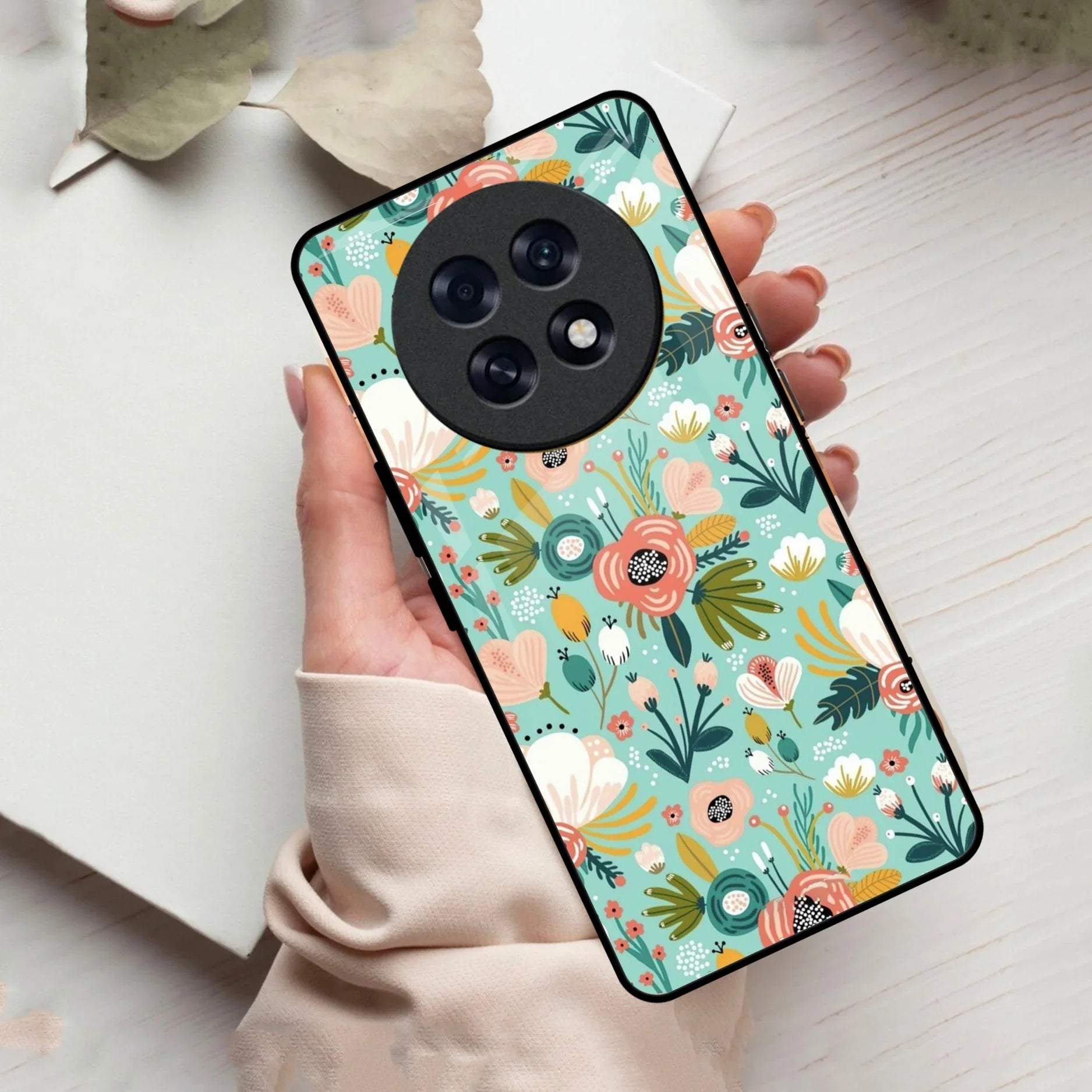 Bloom Carnival Glass Case Cover For Oppo