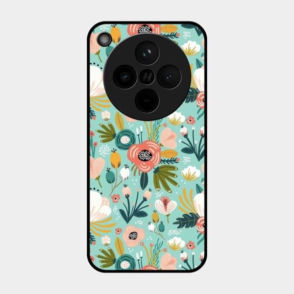 bloom carnival Glass case Cover for Oppo Find X8 5G