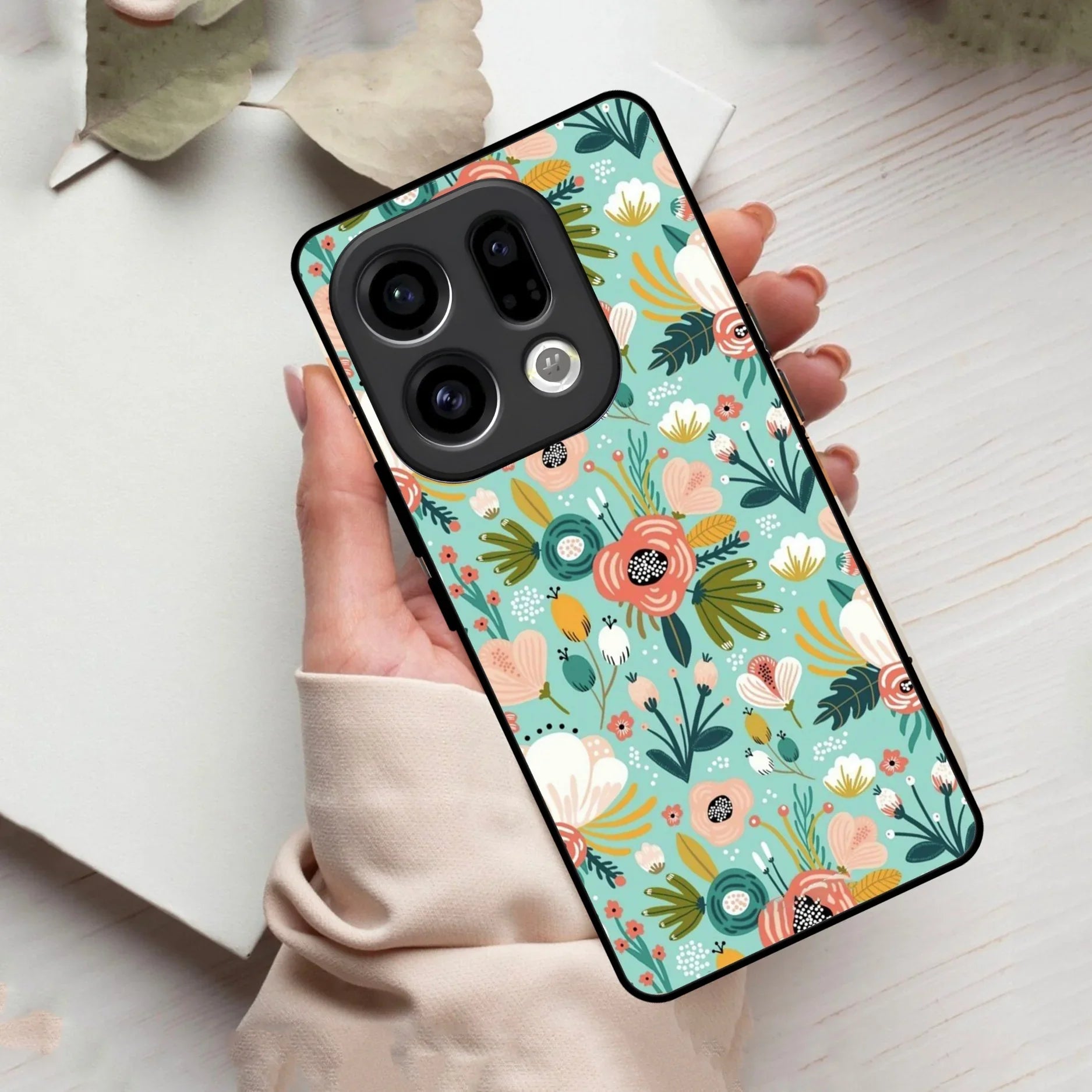 Bloom Carnival Glass Case Cover For Oppo
