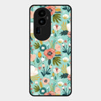 bloom carnival Glass case Cover for Oppo Reno 10 Pro Plus 5G