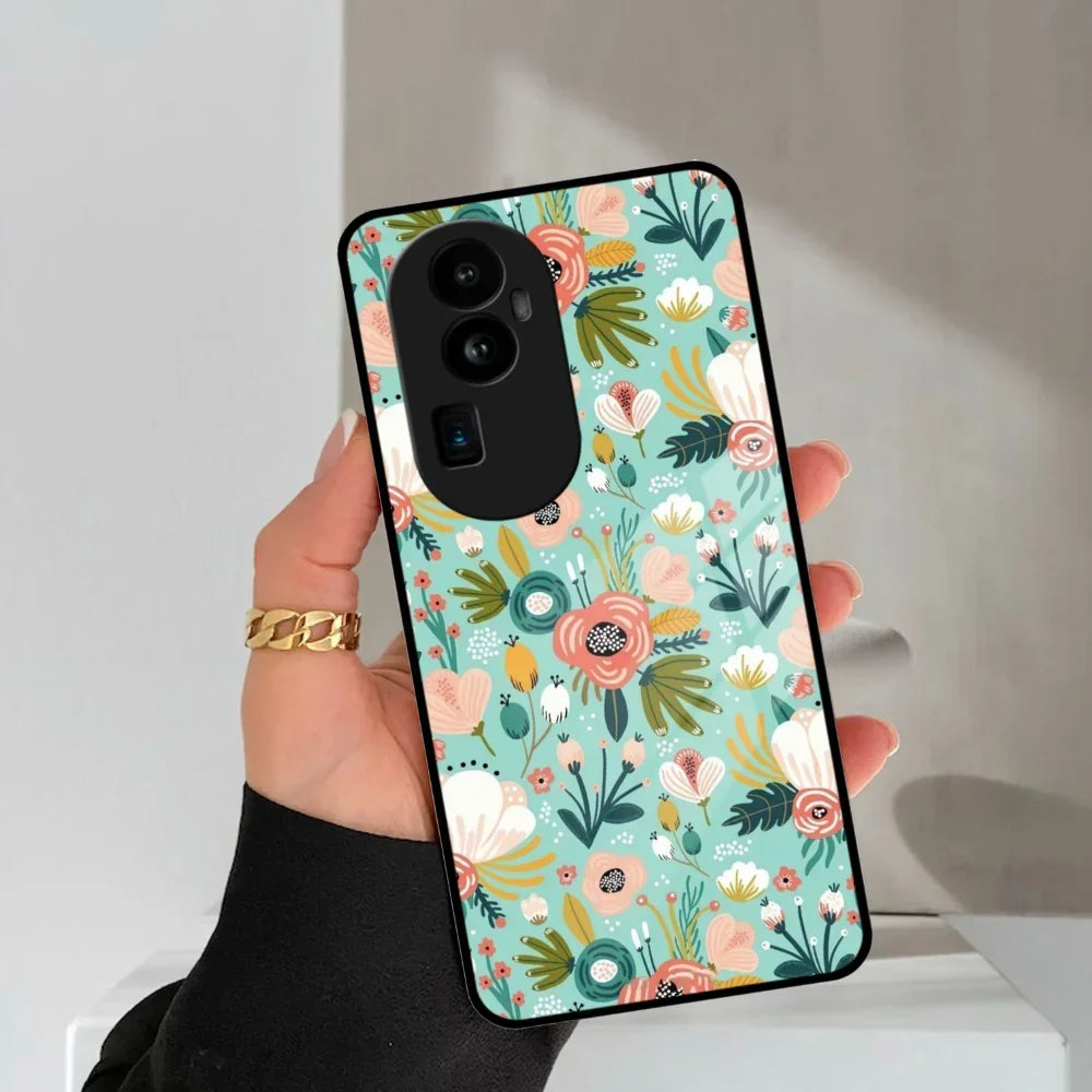 Bloom Carnival Glass Case Cover For Oppo - ShopOnCliQ