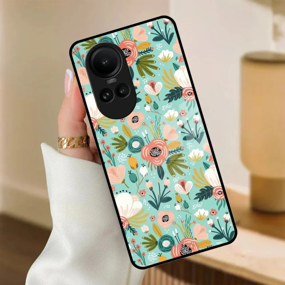 Bloom Carnival Glass Case Cover For Oppo - ShopOnCliQ