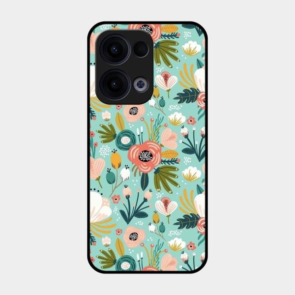 bloom carnival Glass case Cover for Oppo Reno 13 5G