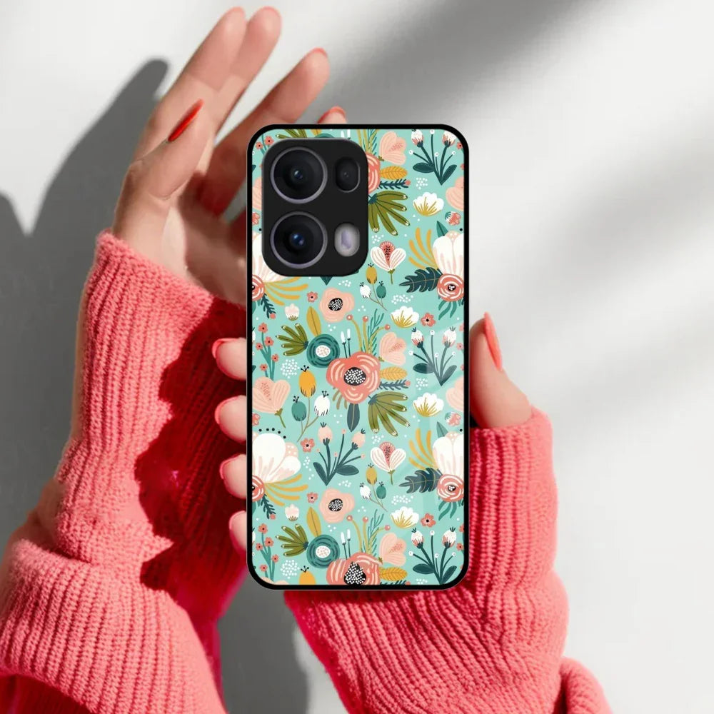 Bloom Carnival Glass Case Cover For Oppo - ShopOnCliQ