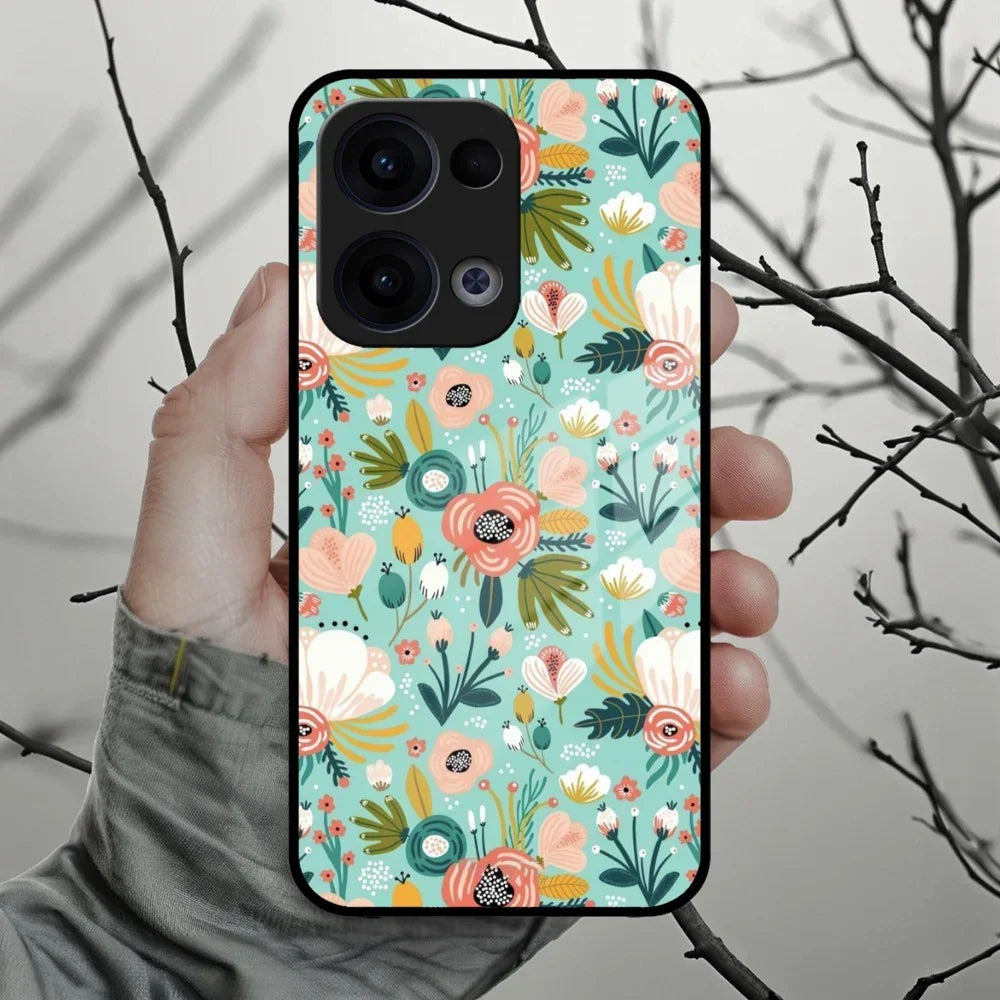 Bloom Carnival Glass Case Cover For Oppo - ShopOnCliQ