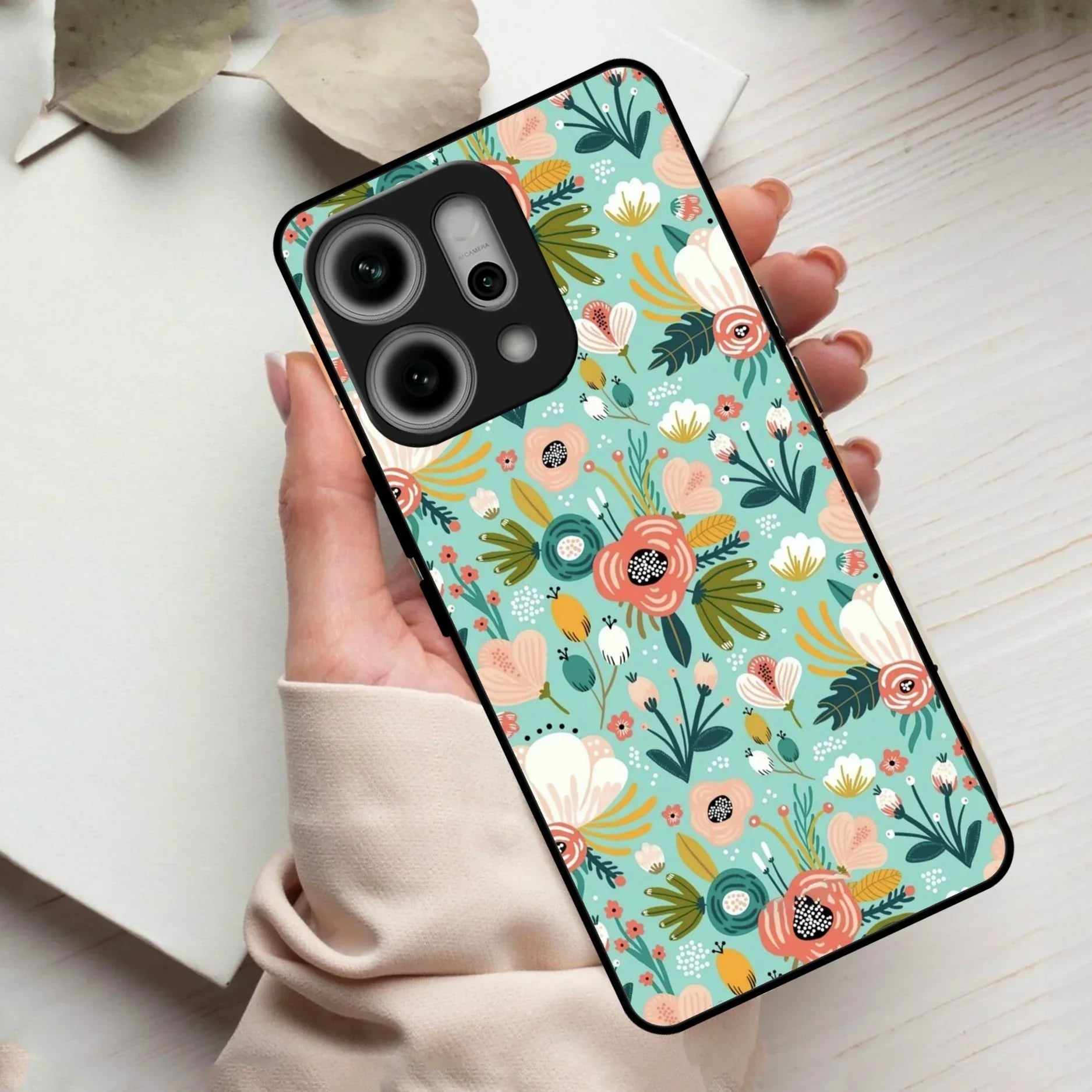 Bloom Carnival Glass Case Cover For Oppo - ShopOnCliQ