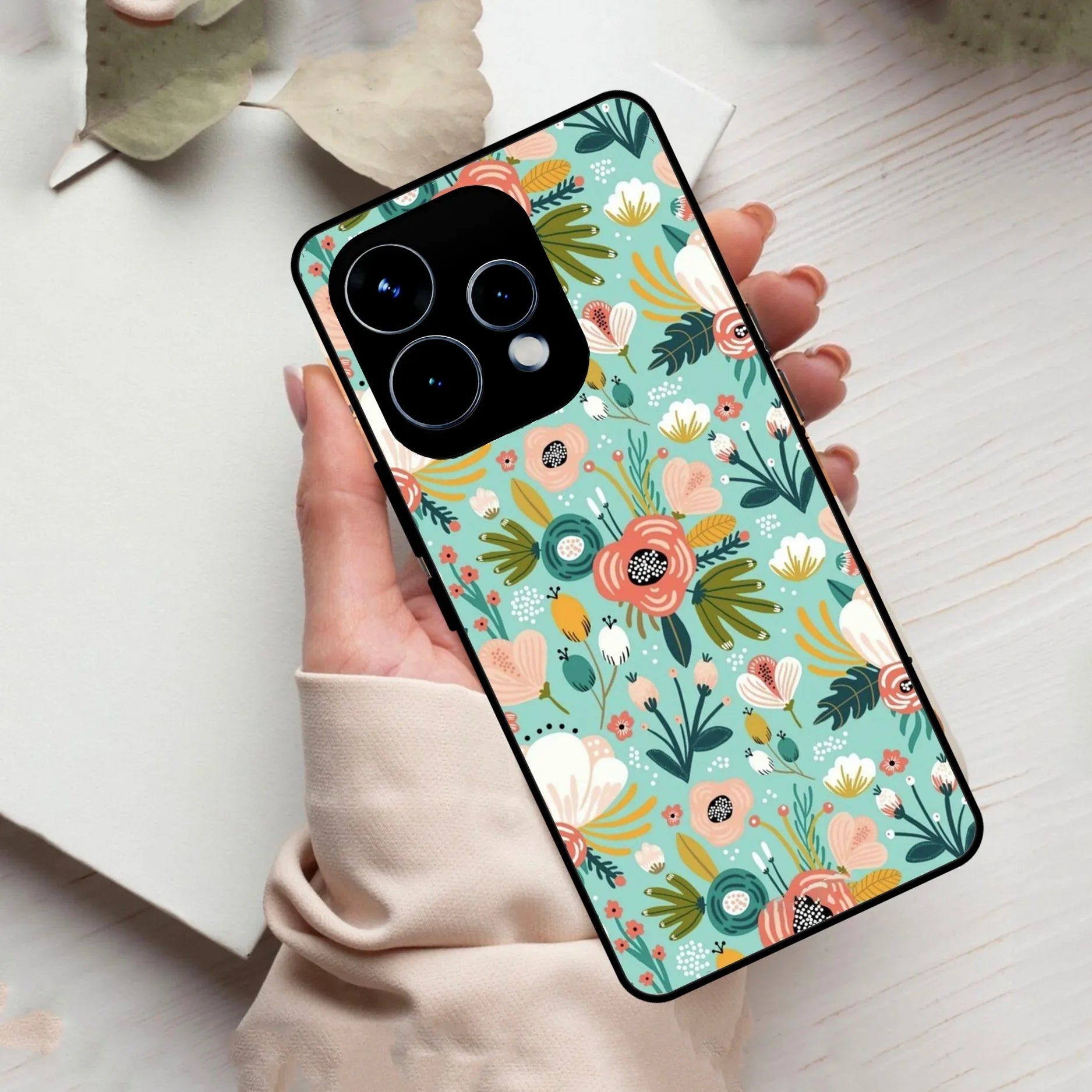 Bloom Carnival Glass Case Cover For Oppo