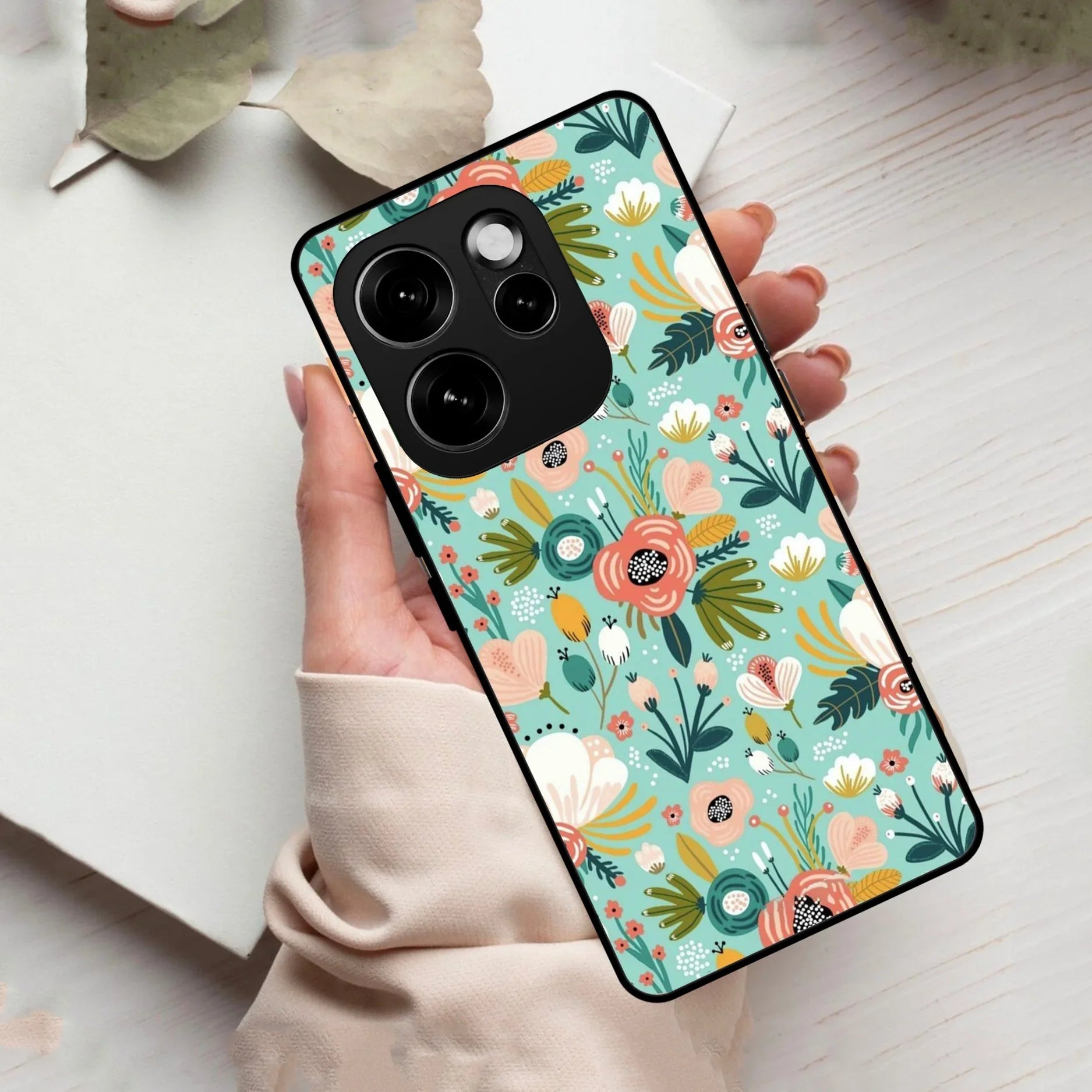 Bloom Carnival Glass Case Cover For Oppo