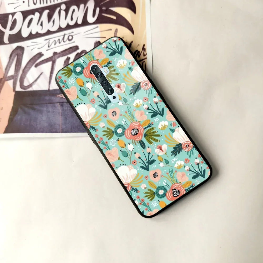 Bloom Carnival Glass Case Cover For Oppo - ShopOnCliQ