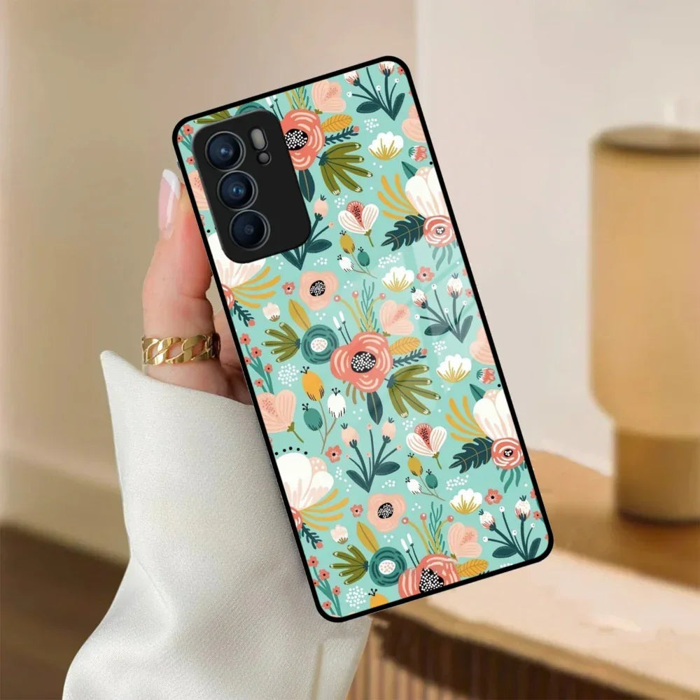 Bloom Carnival Glass Case Cover For Oppo - ShopOnCliQ