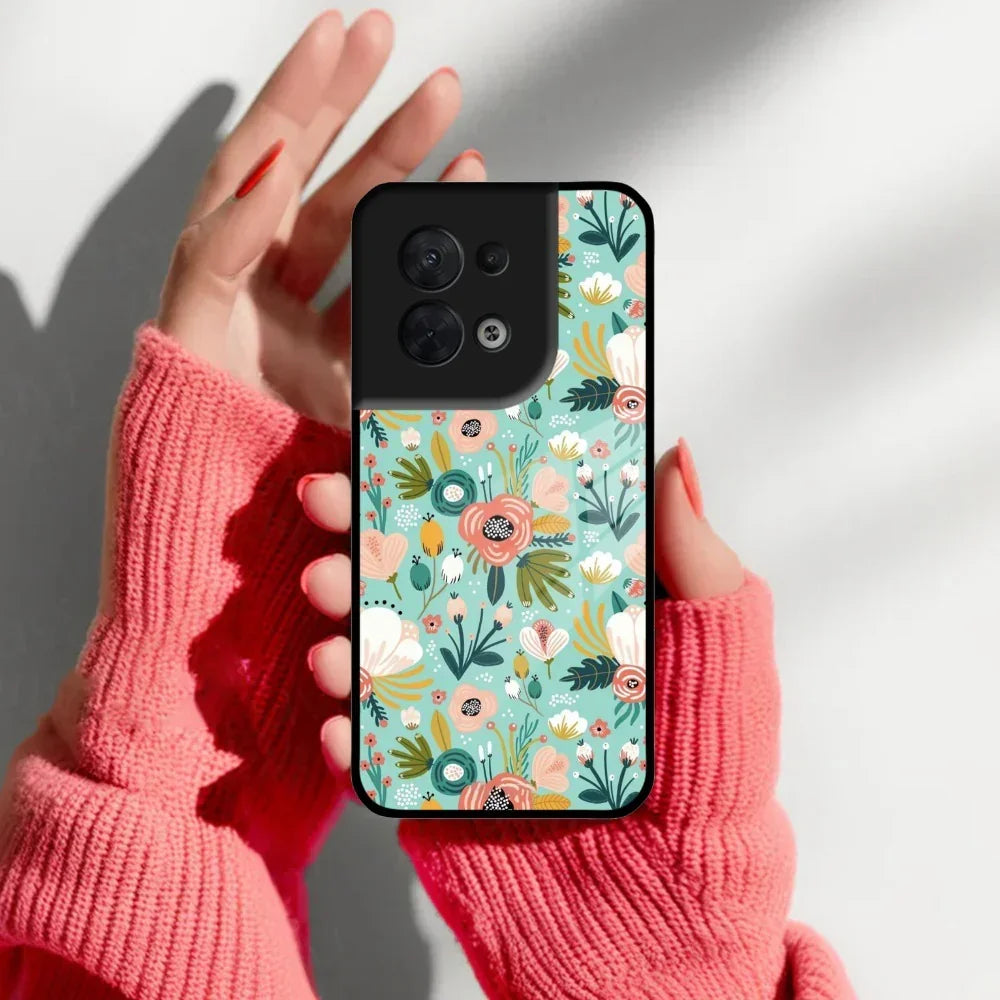 Bloom Carnival Glass Case Cover For Oppo - ShopOnCliQ