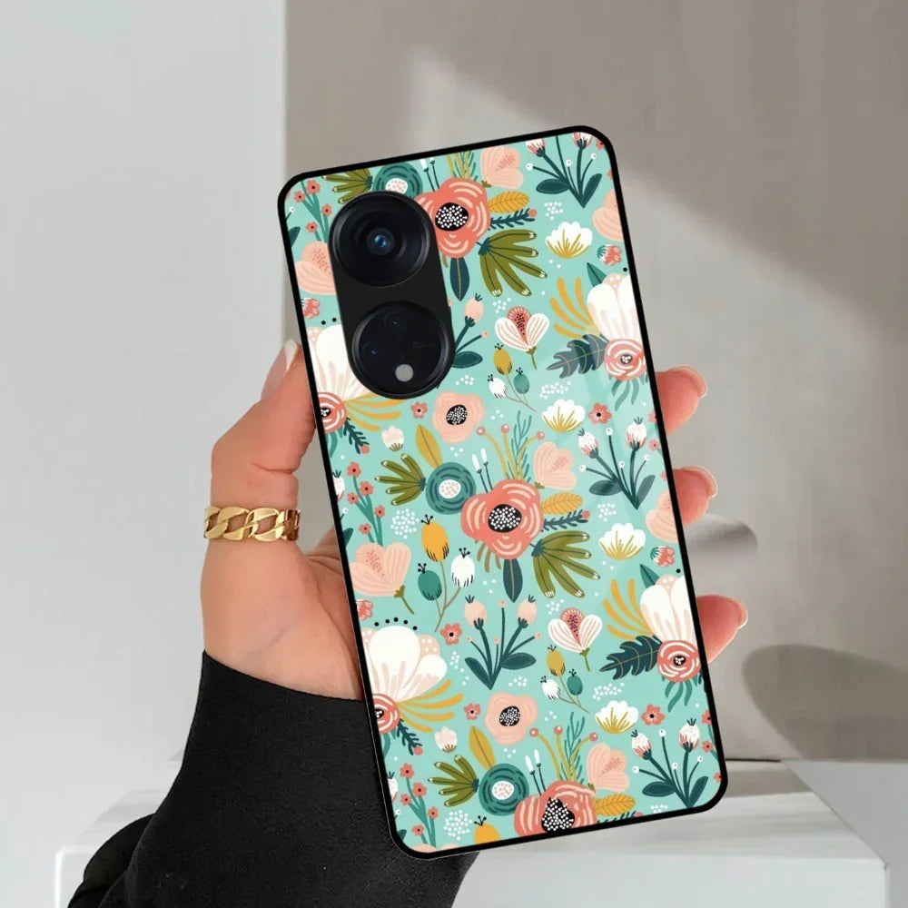 Bloom Carnival Glass Case Cover For Oppo - ShopOnCliQ
