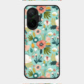 bloom carnival Glass case Cover for Poco F7 5G