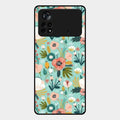 bloom carnival Glass case Cover for Poco X4 Pro 5G