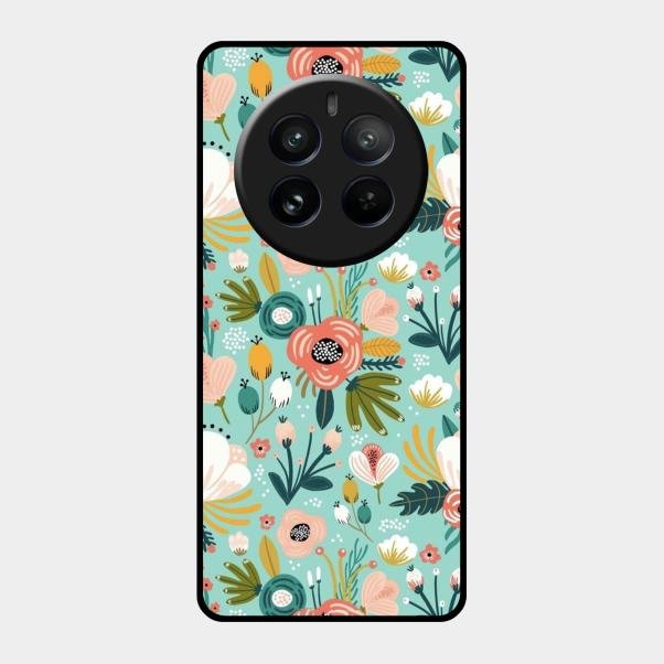 bloom carnival Glass case Cover for Realme 12 Pro 5G