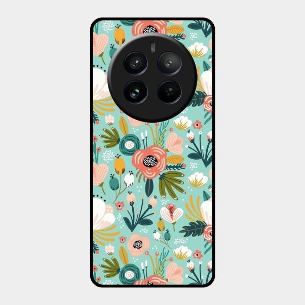 bloom carnival Glass case Cover for Realme 12 Pro Plus 5G