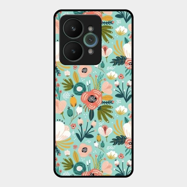 bloom carnival Glass case Cover for Realme 15 5G