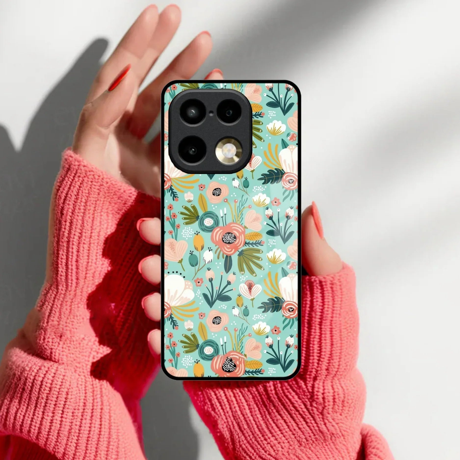 Couple Glass Case Cover For Realme/Narzo