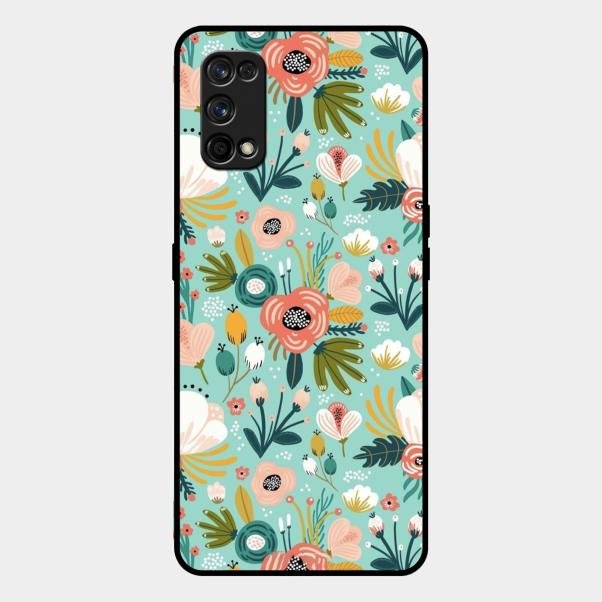 bloom carnival Glass case Cover for Realme 7 Pro