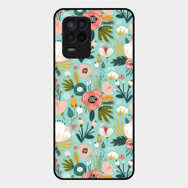 bloom carnival Glass case Cover for Realme 8 5G