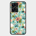 bloom carnival Glass case Cover for Realme C55
