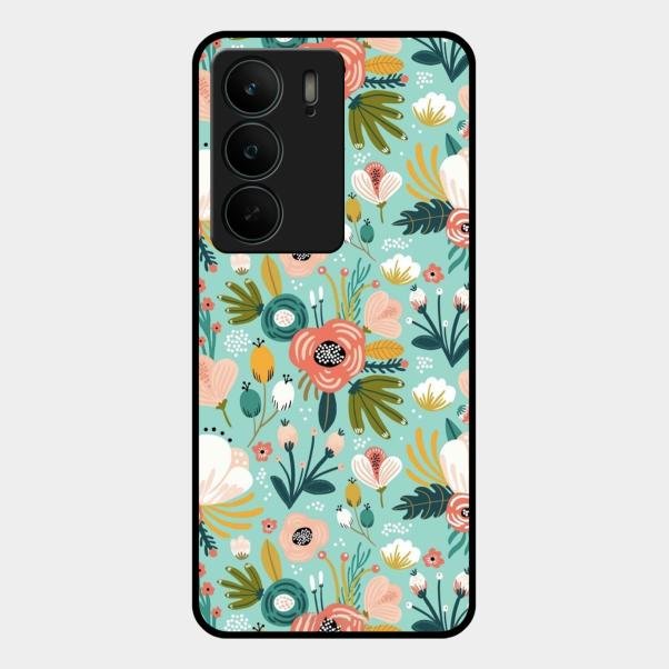 bloom carnival Glass case Cover for Realme C75 5G