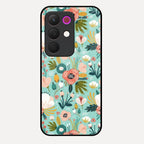 bloom carnival Glass case Cover for Realme C85 5G
