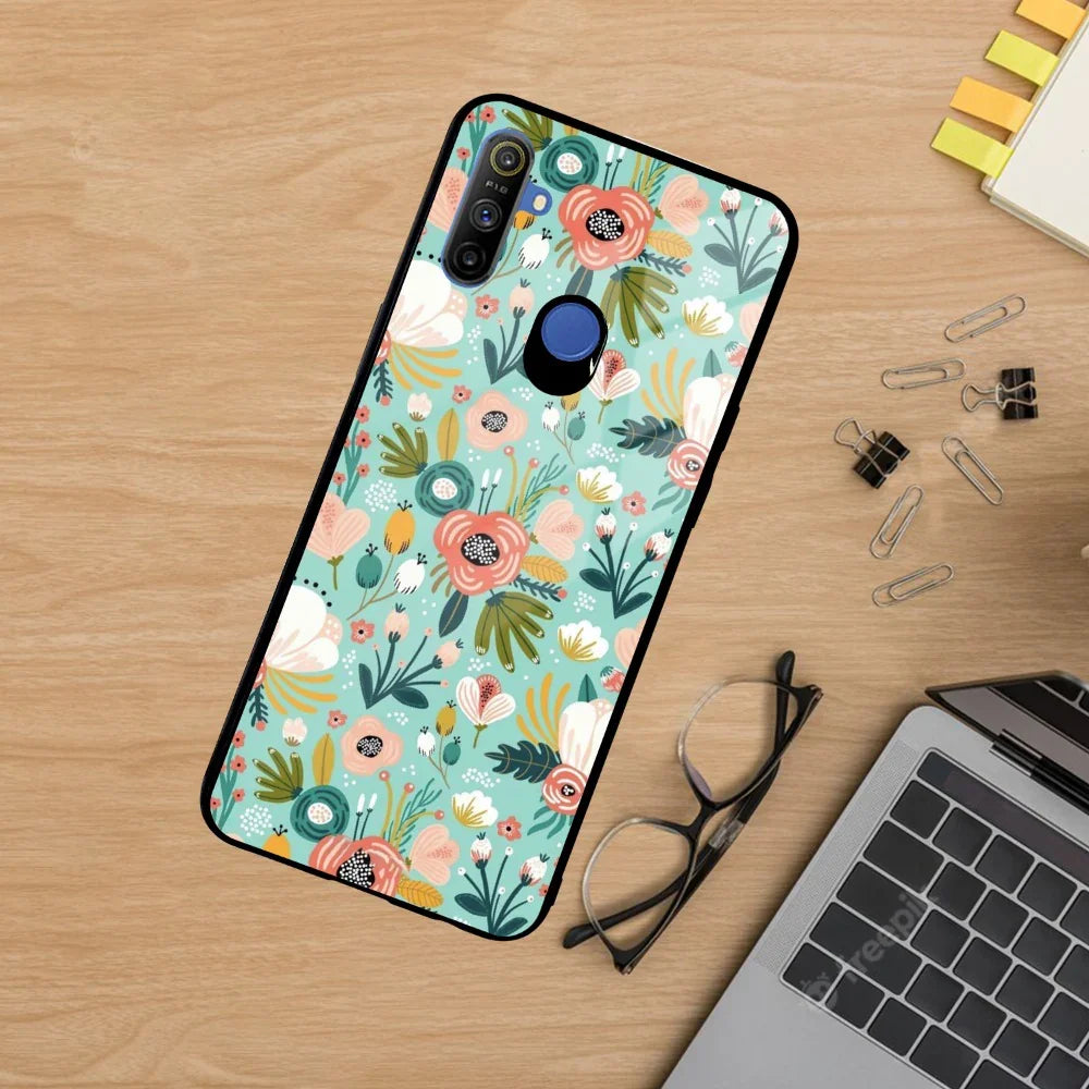 Bloom Carnival Glass Case Cover For Realme/Narzo - ShopOnCliQ