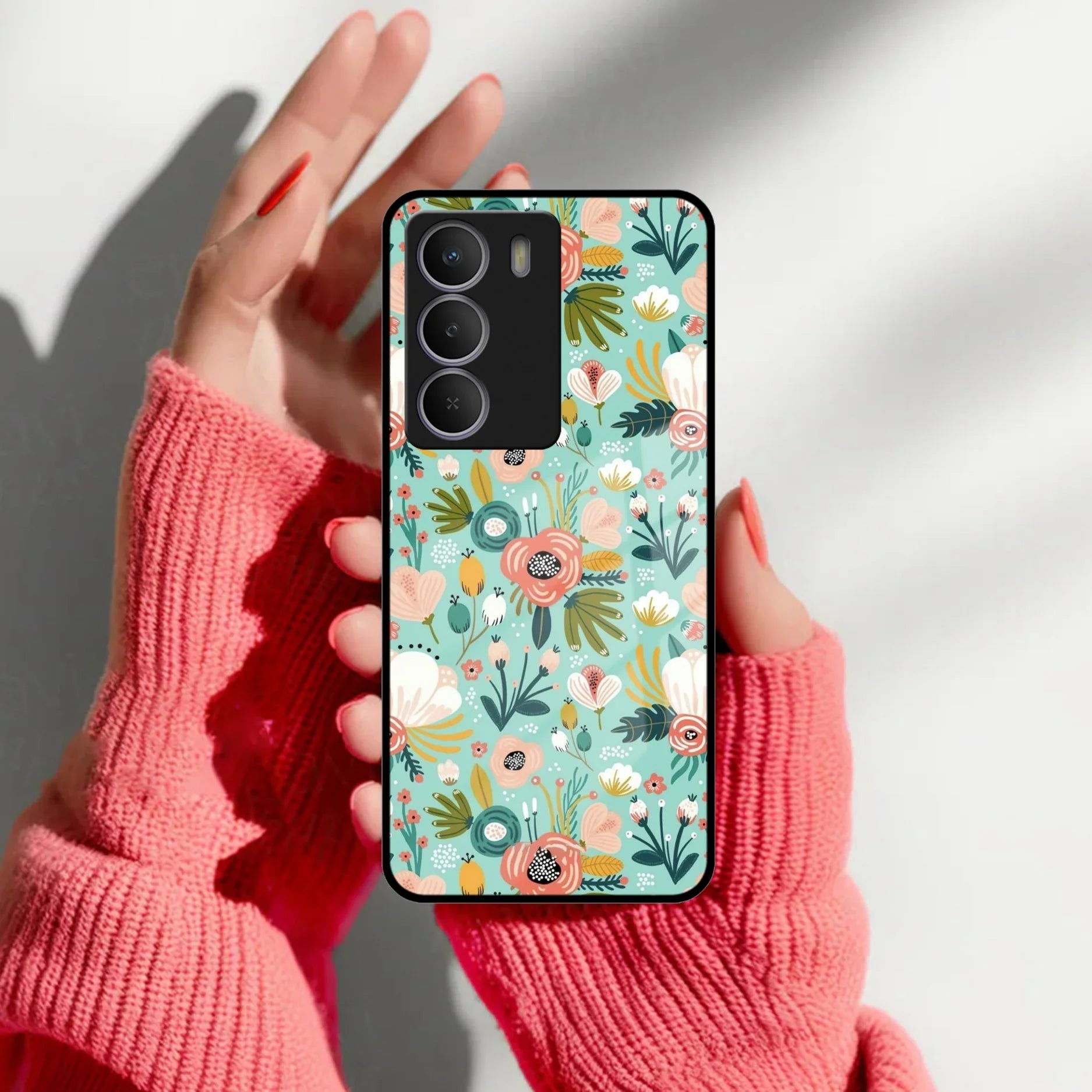 Bloom Carnival Glass Case Cover For Realme/Narzo - ShopOnCliQ