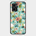 bloom carnival Glass case Cover for Redmi 11 Prime 5G