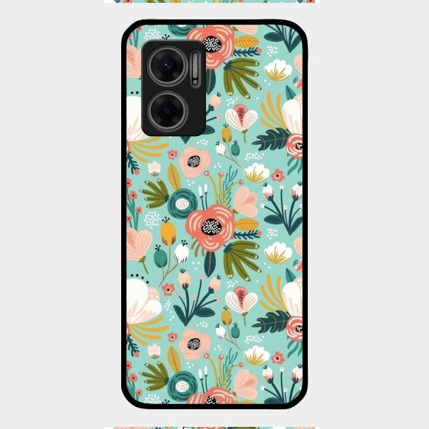 bloom carnival Glass case Cover for Redmi 11 Prime 5G